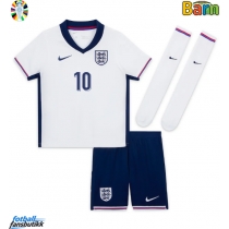 England Jude Bellingham #10 Hjemmedraktsett Barn EM 2024 Kortermet (+ Korte bukser)